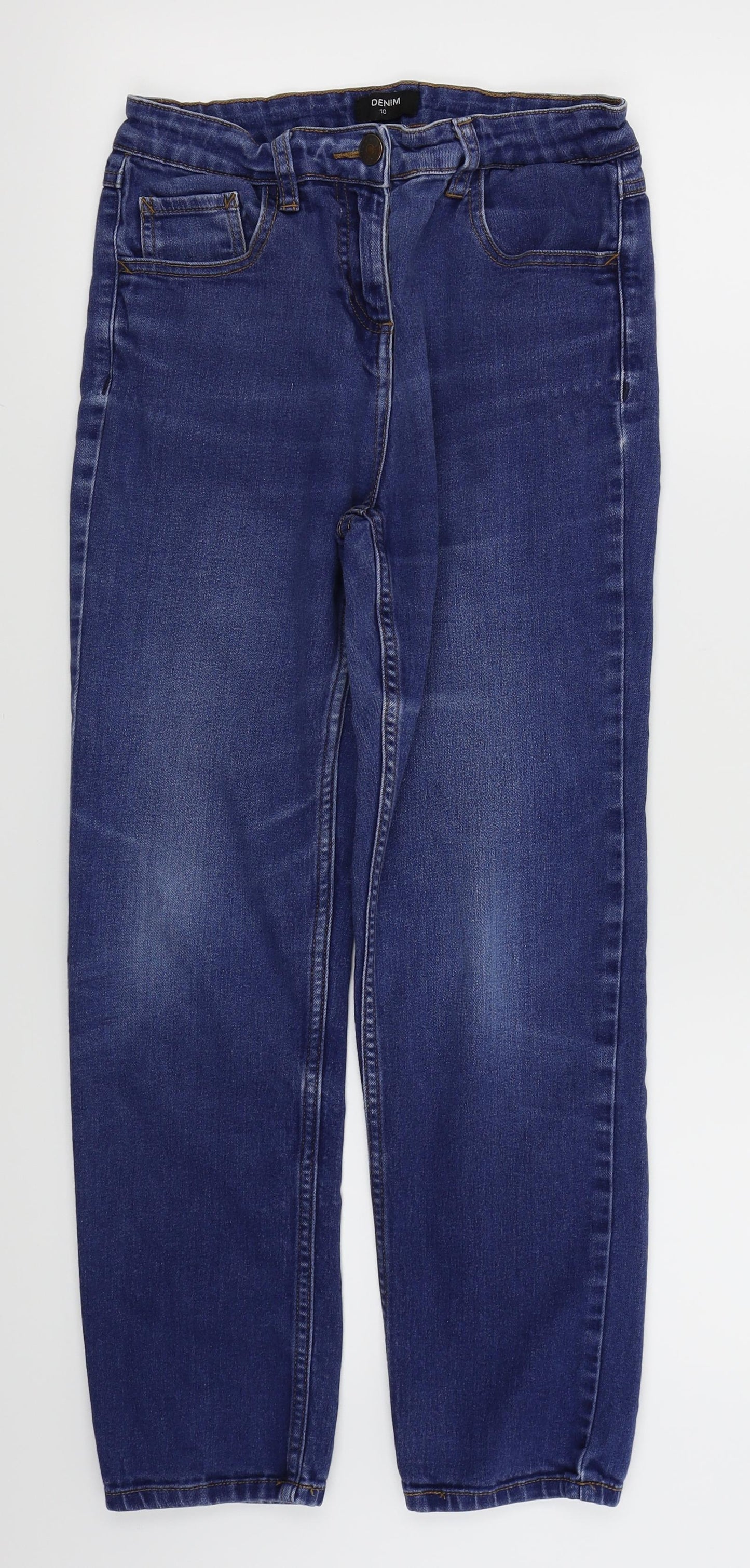 Womens UK Size 10 Denim Regular Fit Skinny Blue Jeans