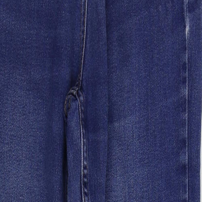 Womens UK Size 10 Denim Regular Fit Skinny Blue Jeans