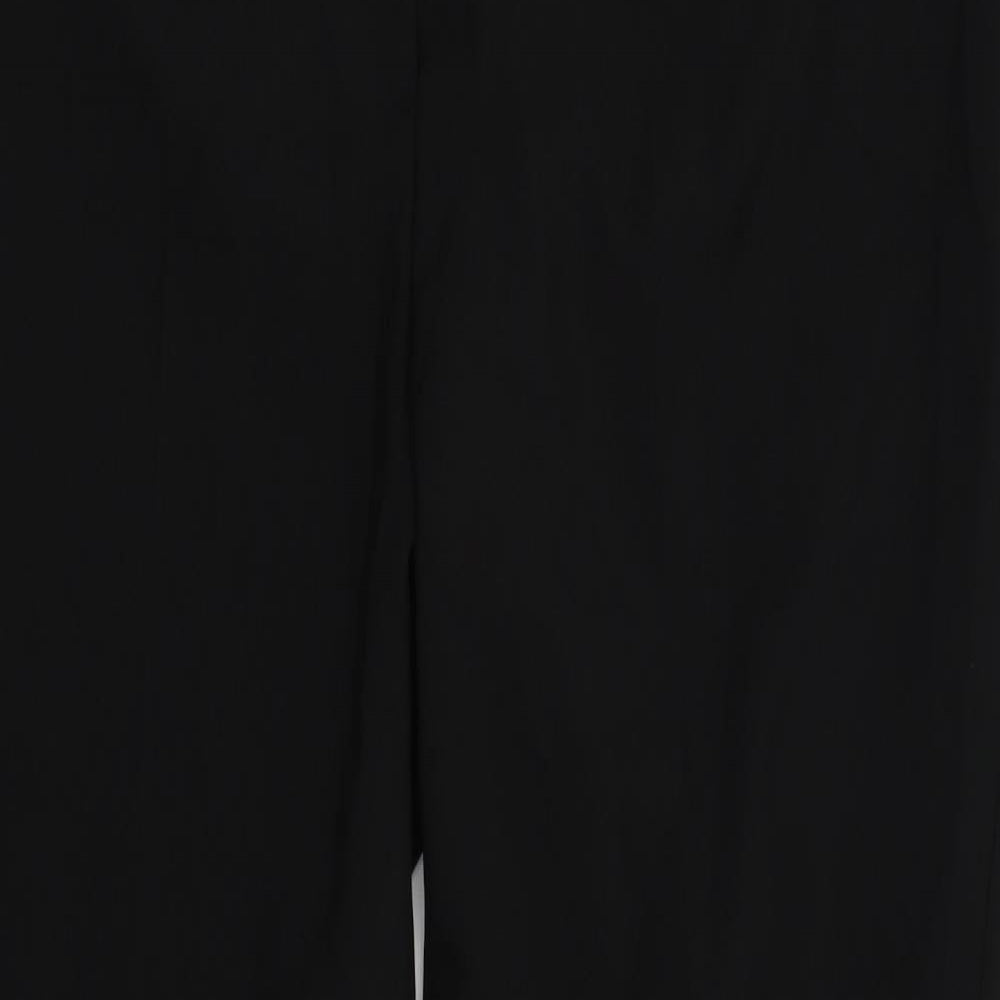 Womens UK Size 14 Papaya Regular Fit  Black Trousers