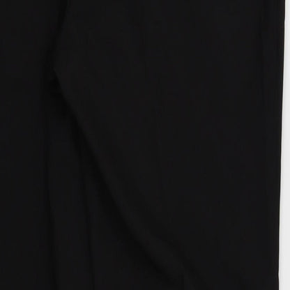 Womens UK Size 14 Papaya Regular Fit  Black Trousers