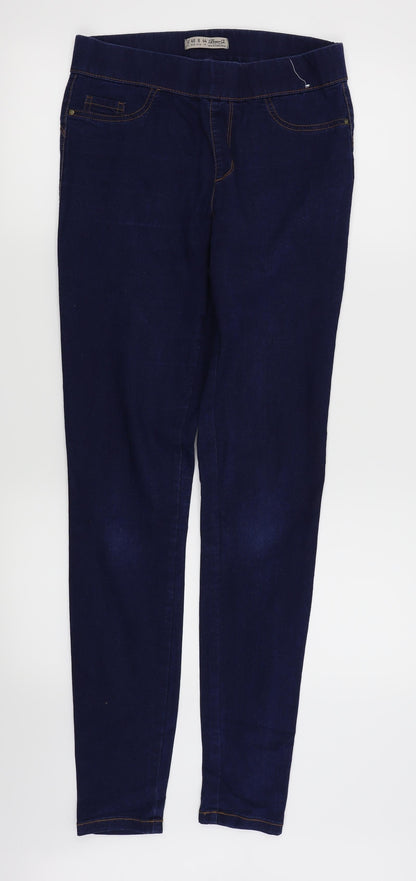 Womens UK Size 12 denim and co  Jegging Blue Leggings