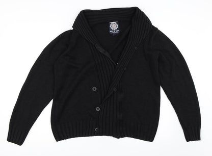 Hope N' Life Womens Black   Full Zip Jumper Size L