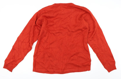 Akal Womens Red   Pullover Jumper Size M