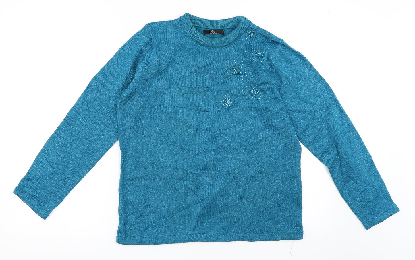 BM  Womens Blue   Pullover Jumper Size S