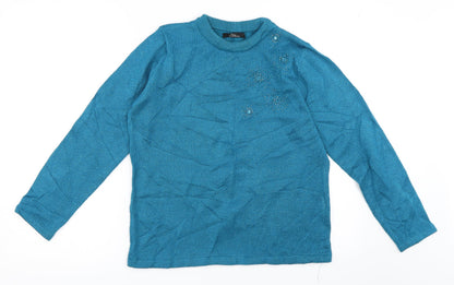 BM  Womens Blue   Pullover Jumper Size S
