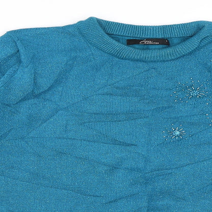 BM  Womens Blue   Pullover Jumper Size S