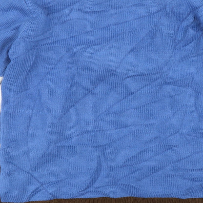 Cedar Wood State Mens Blue   Pullover Jumper Size XS  - santa christmas