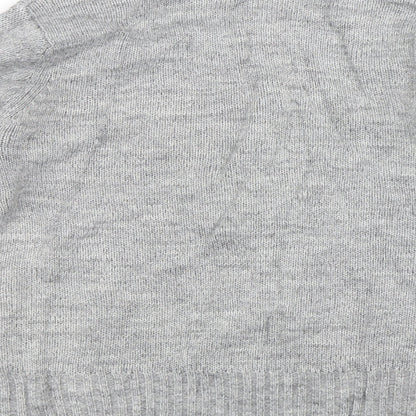 Ambrose & Jackson Mens Grey   Henley Jumper Size S