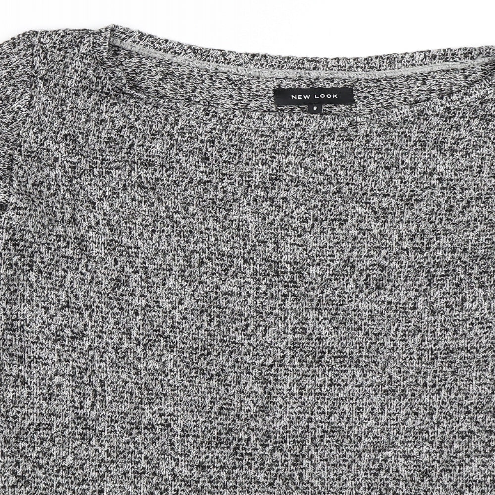 New Look Womens Grey   Pullover Jumper Size 8