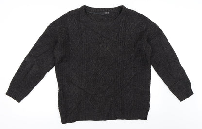 Primark Womens Grey   Pullover Jumper Size 10