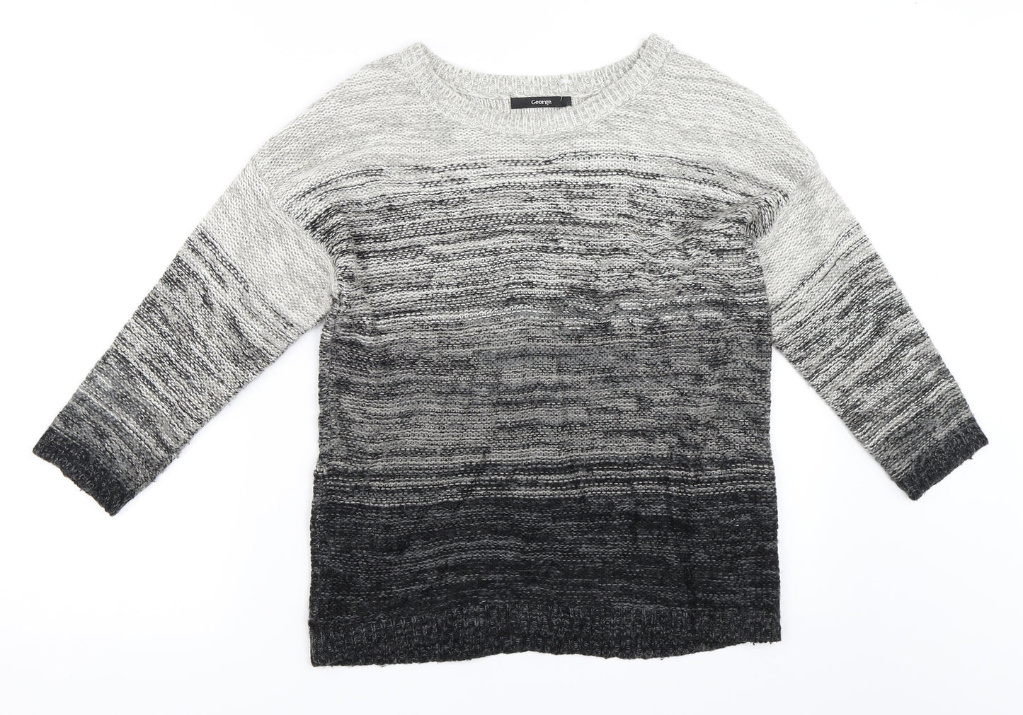 George Womens Grey   Pullover Jumper Size 8