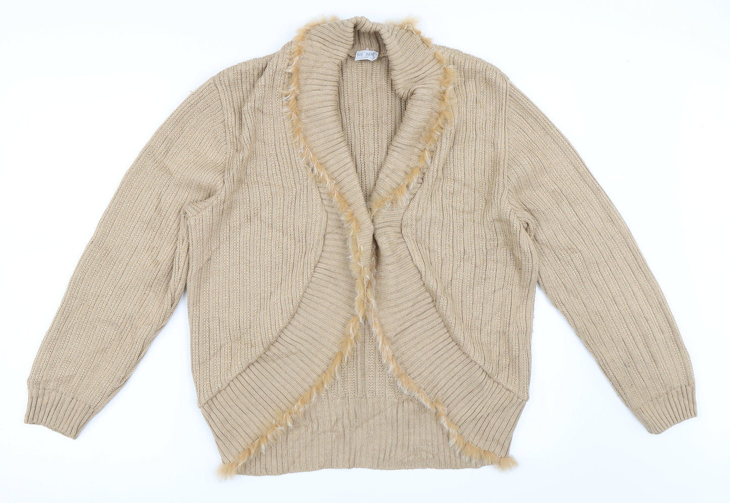 Mink City Womens Beige   Cardigan Jumper Size 38