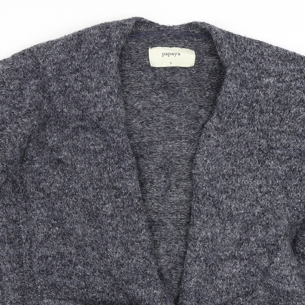 Papaya Womens Blue   Cardigan Jumper Size S
