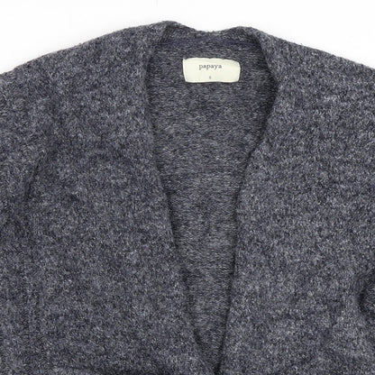 Papaya Womens Blue   Cardigan Jumper Size S