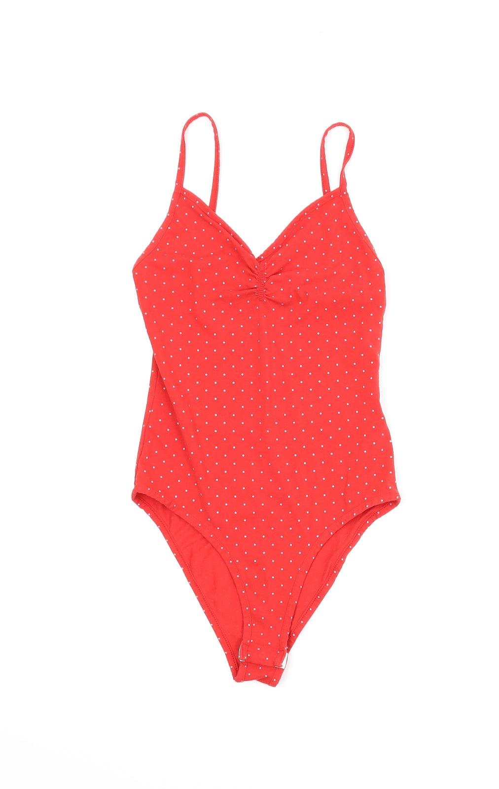 Topshop Womens Red Polka Dot  Romper One-Piece Size 6