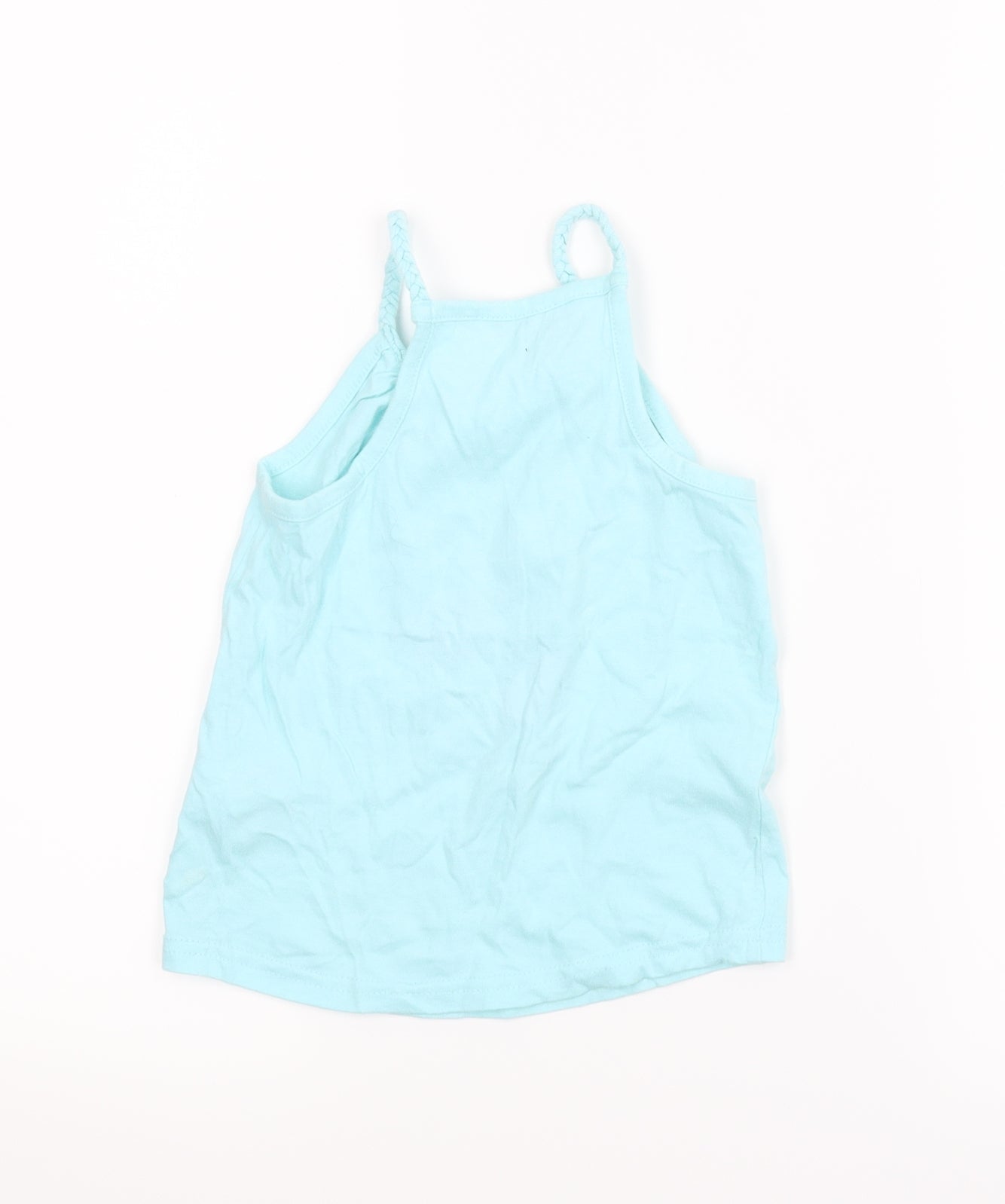 Primark Girls Blue   Camisole Blouse Size 5-6 Years  - Tropical