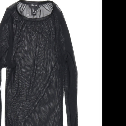 New Look Womens Black   Leotard One-Piece Size 8