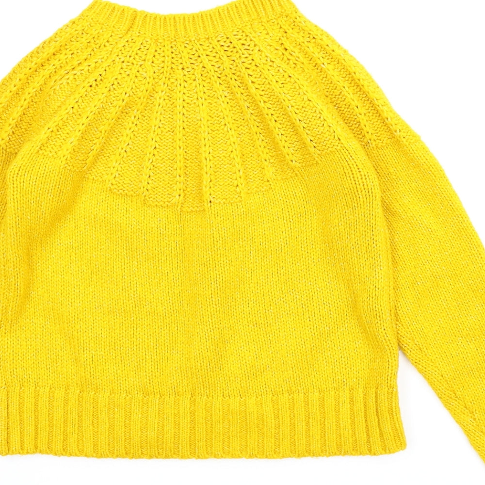 George Womens Yellow   Pullover Jumper Size S