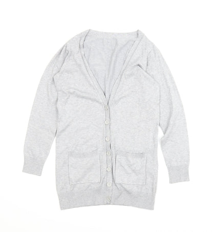 F&F Womens Grey   Cardigan Jumper Size 10