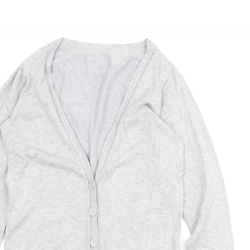 F&F Womens Grey   Cardigan Jumper Size 10
