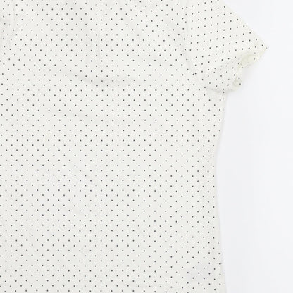 Womens UK Size S Preworn White Basic T-Shirt