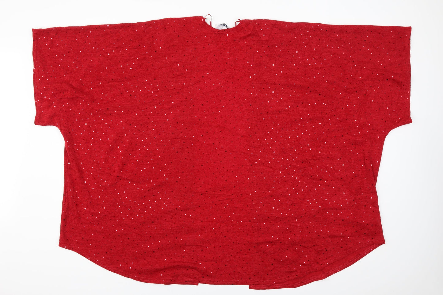 Isle Womens Red Polka Dot  Cardigan Jumper Size S