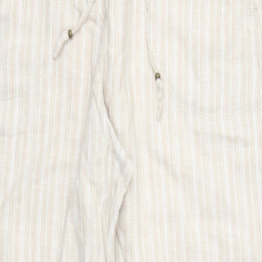 Womens UK Size 38 in Preworn Regular Fit  Beige Trousers