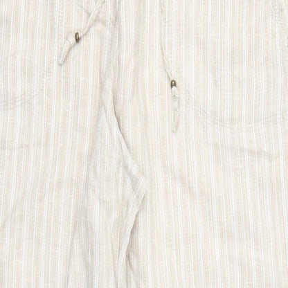Womens UK Size 38 in Preworn Regular Fit  Beige Trousers