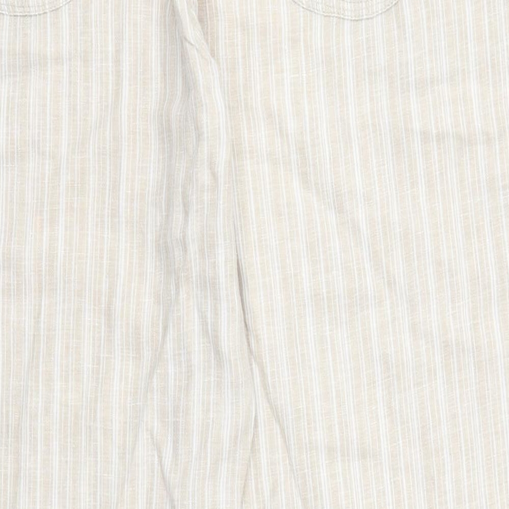 Womens UK Size 38 in Preworn Regular Fit  Beige Trousers