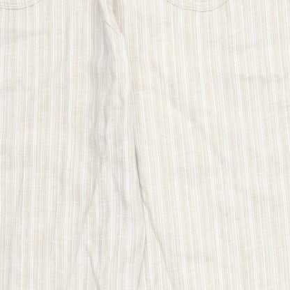 Womens UK Size 38 in Preworn Regular Fit  Beige Trousers