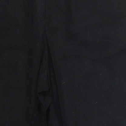Womens UK Size 37 in Preworn Regular Fit  Black Trousers