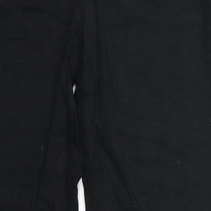 Womens UK Size 37 in Preworn Regular Fit  Black Trousers