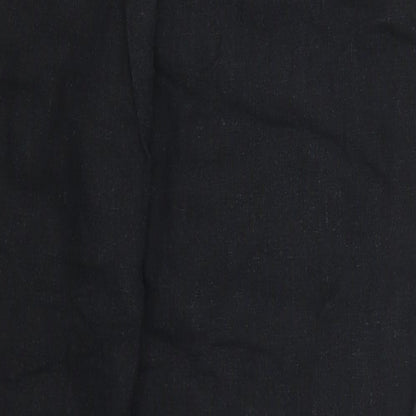 Womens UK Size 12 Papaya Regular Fit  Black Trousers