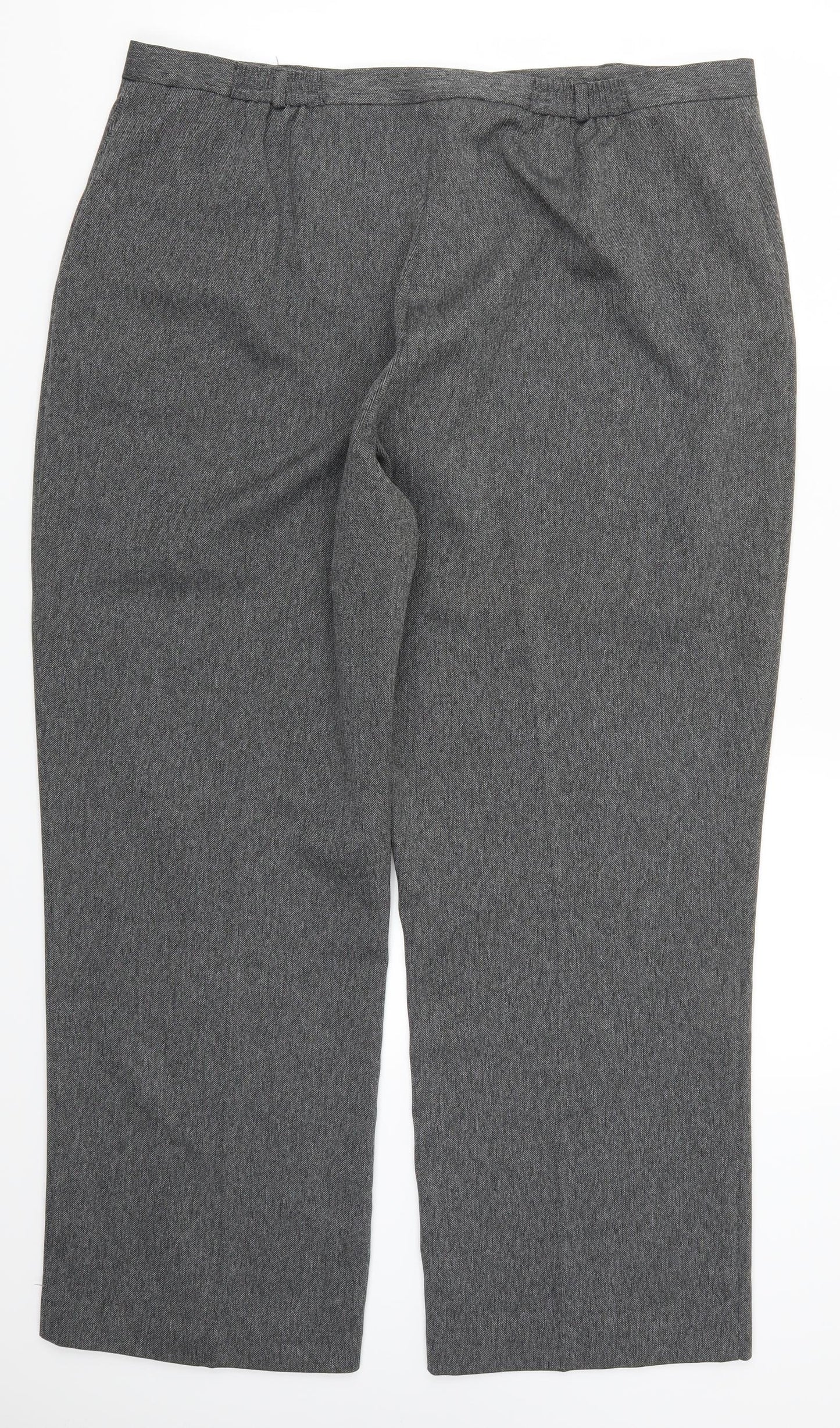 Womens UK Size 20 BHS Regular Fit  Grey Trousers
