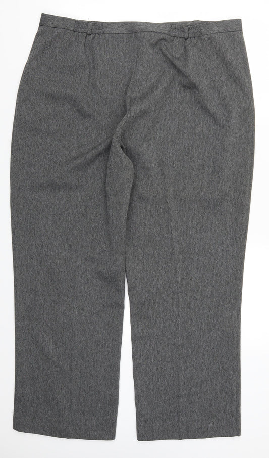 Womens UK Size 20 BHS Regular Fit  Grey Trousers