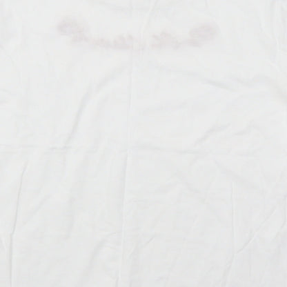 Womens UK Size S H&M White Basic T-Shirt