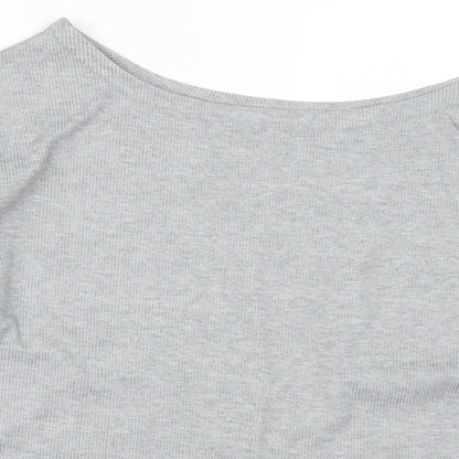 Preworn Womens Grey   Basic T-Shirt Size XL