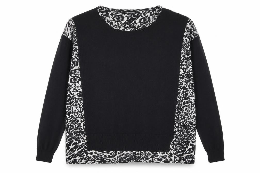 Womens UK Size 8 Warehouse Black Basic T-Shirt