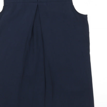 Womens UK Size 8 H&M Blue Basic Tank