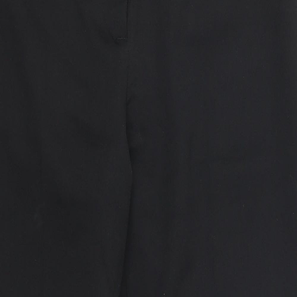Womens UK Size 30 in Preworn Regular Fit  Black Trousers
