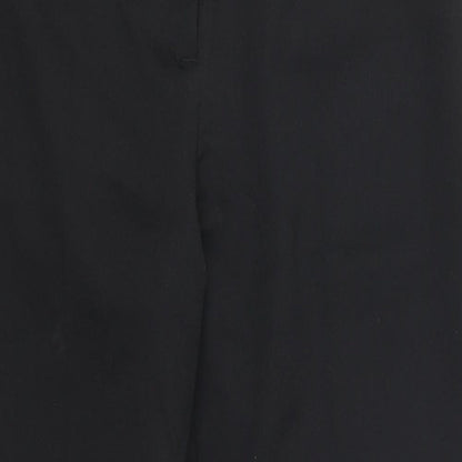 Womens UK Size 30 in Preworn Regular Fit  Black Trousers