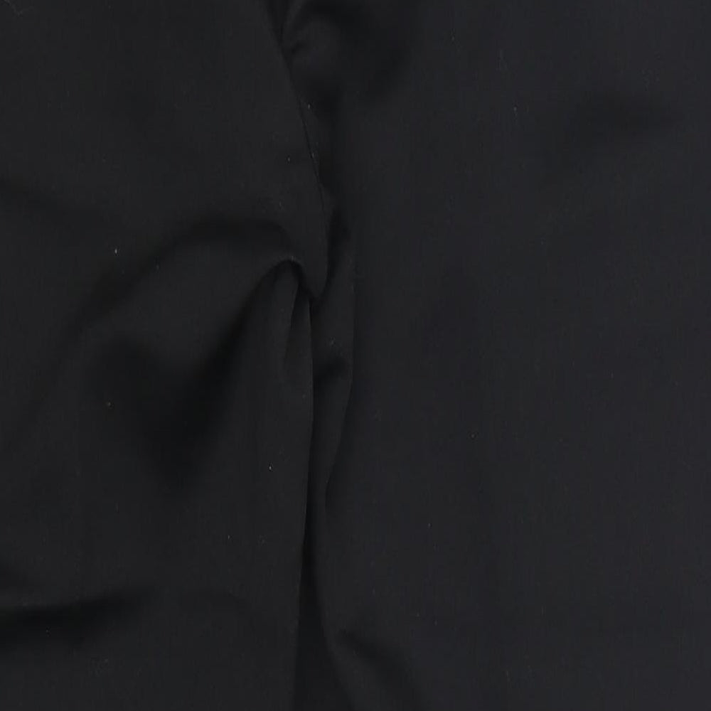 Womens UK Size 30 in Preworn Regular Fit  Black Trousers