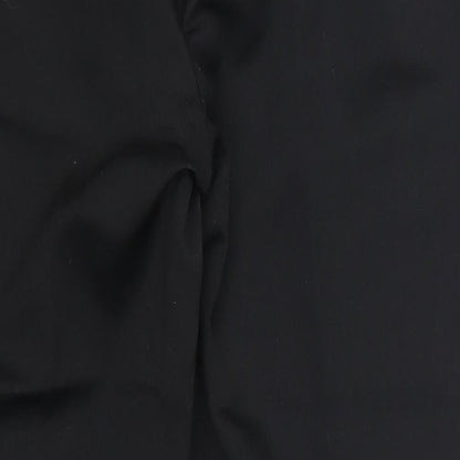 Womens UK Size 30 in Preworn Regular Fit  Black Trousers