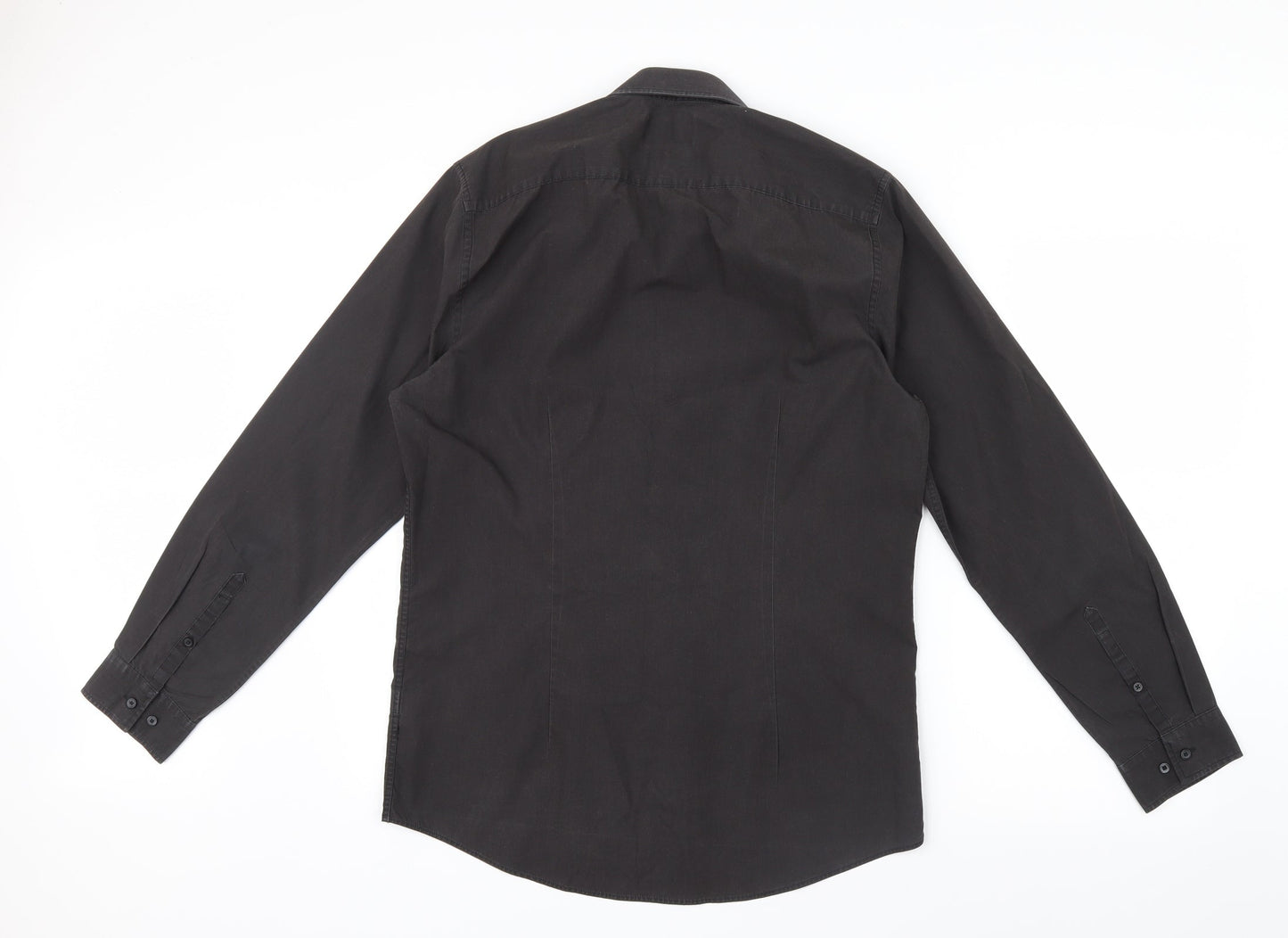 F&F Mens Grey    Button-Up Size 15.5