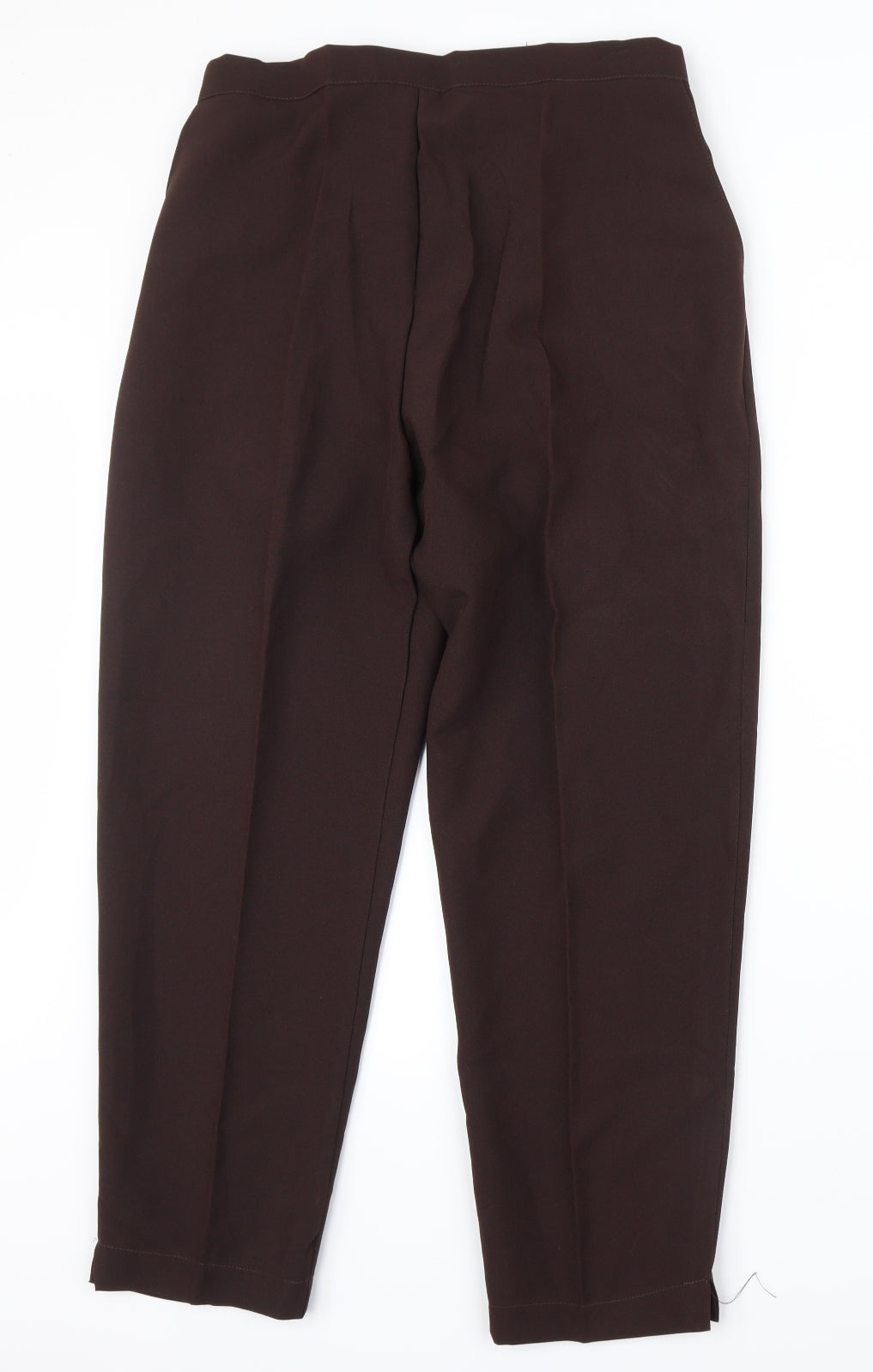 Womens UK Size 20 Preworn Regular Fit  Brown Trousers