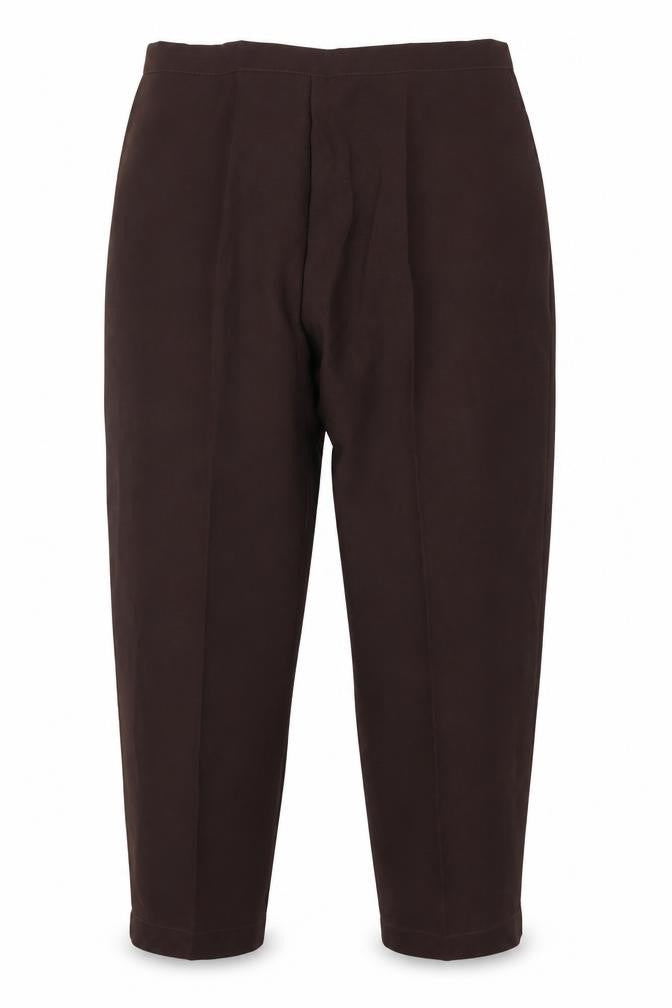 Womens UK Size 20 Preworn Regular Fit  Brown Trousers