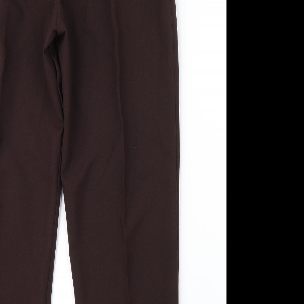 Womens UK Size 20 Preworn Regular Fit  Brown Trousers