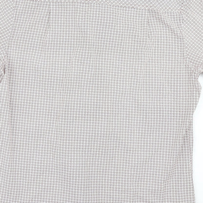 Threadbare Mens Red Geometric   Button-Up Size L