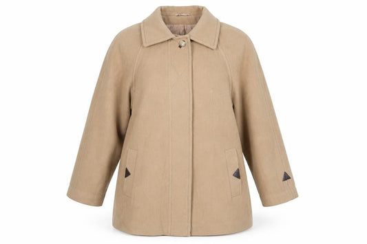 Womens UK Size 16 Miss Smith Beige Pea Coat