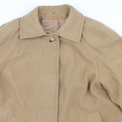 Womens UK Size 16 Miss Smith Beige Pea Coat